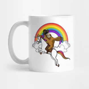 Sloth Riding Unicorn Mug